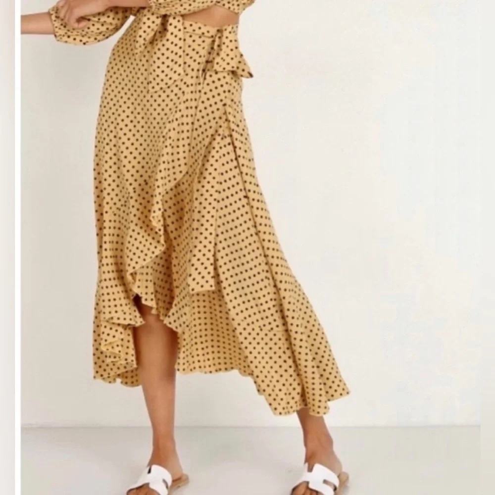 Faithfull the Brand , Tramonti Skirt Lula Dot SIZE 2 US or XS NWT skirt only